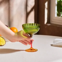 Karaca Bettle Martini Grünes Eisdessertglas Grün01 Hot