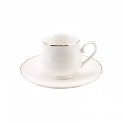 Karaca Beykoz 6-Personen-Kaffeetassenset, 80 ml Weıß01 Outlet