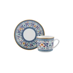 Karaca Beylerbeyi 6 Personen Kaffeetassen Set, 80 ml Blau01 Online