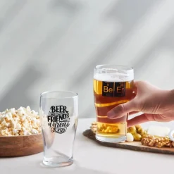 Karaca Bierglas Set, 454 ml Farblös Discount