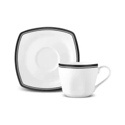 Karaca Black Line Teetassen-Set für 6 Personen, 12 Teilig, 220 ml Multıfarben Online
