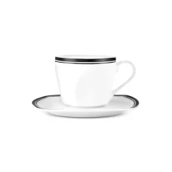 Karaca Black Line Teetassen-Set für 6 Personen, 12 Teilig, 220 ml Multıfarben Online