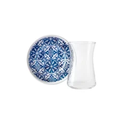 Karaca Blau 12-teiliges Teeset 170 ml Blau01 Outlet