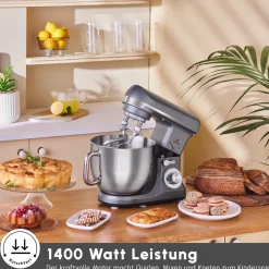 Karaca Blendburst Küchenchef, 1400 W Grau Outlet