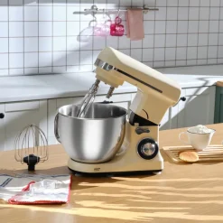 Karaca Blendburst Stand Mixer, 5.7L, 1400W, Iconic Beige Iconıc Beıge