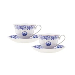 Karaca Blue Odyssey 2er Set Teetassen 220 ml Blau01 Outlet
