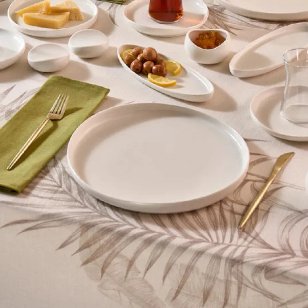 Karaca Bone China Olla 28-teiliges Servierset für 6 Personen, Weiß Discount