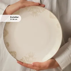 Karaca Bone China Siena 20-teiliges Tafelservice für 6 Personen, Weiß Sale