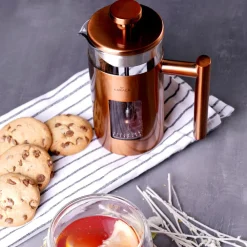 Karaca Borosilikat Glas French Press 350 ml Kupfer Outlet
