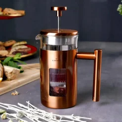 Karaca Borosilikat Glas French Press 350 ml Kupfer Outlet