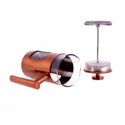 Karaca Borosilikat Glas French Press 350 ml Kupfer Outlet
