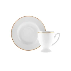 Karaca Boyoz Kaffeetassen-Set, 6 Personen, 85 ml Weıß01 Hot
