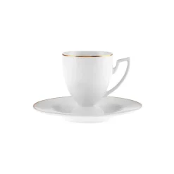 Karaca Boyoz Kaffeetassen-Set, 6 Personen, 85 ml Weıß01 Hot