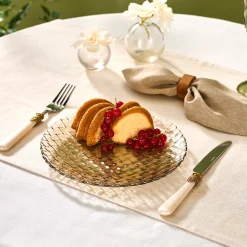 Karaca Braid Dessertteller, 21 cm Glanz