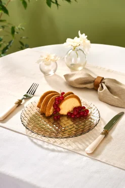 Karaca Braid Dessertteller, 21 cm Glanz