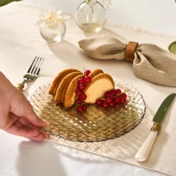 Karaca Braid Dessertteller, 21 cm Glanz