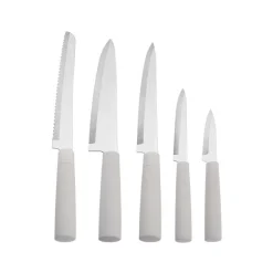 Karaca Burby Creme 14-teiliges Messer-Set Creme01 New