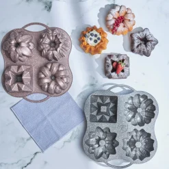 Karaca Cake Pro 4 Teilige Gießen Kuchenform Rosegold New