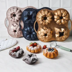 Karaca Cake Pro 4 Teilige Gießen Kuchenform Rosegold New