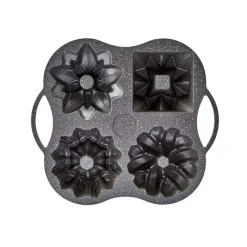 Karaca Cake pro aluminium guss dekorative kuchen form, 4 stück, 28cmx35cm, rosa Rosa01 Online