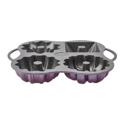 Karaca Cake pro aluminium guss dekorative kuchen form, 4 stück, 28cmx35cm, rosa Rosa01 Online