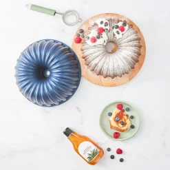 Karaca Cake Pro Sliced Dunkelblau Gusskuchenform Marıne02 Discount