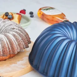 Karaca Cake Pro Sliced Dunkelblau Gusskuchenform Marıne02 Discount