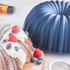 Karaca Cake Pro Sliced Dunkelblau Gusskuchenform Marıne02 Discount