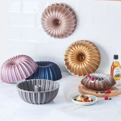 Karaca Cake Pro Sliced Dunkelblau Gusskuchenform Marıne02 Discount