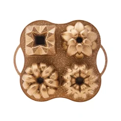 Karaca Cake Pro 4-teilige guss-Kuchenform Gold Outlet