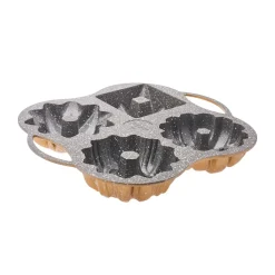 Karaca Cake Pro 4-teilige guss-Kuchenform Gold Outlet