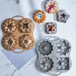 Karaca Cake Pro 4-teilige guss-Kuchenform Gold Outlet