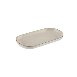 Karaca Calvin Kleiner Servierteller 19 cm Ecru01 Best