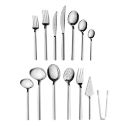 Karaca Carmelo Premium mit Boxed Besteckset, 91 Teilig Farblös Clearance