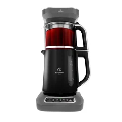 Karaca Caysever Robotea Pro 4 in 1 sprechender automatischer Teekocher Wasserkocher und Filterkaffeemaschine 2500W Space Grau Online