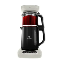 Karaca Caysever Robotea Pro 4 in 1 sprechender automatischer Teekocher Wasserkocher und Filterkaffeemaschine, Starlight, 2500W Sternenlıcht Outlet