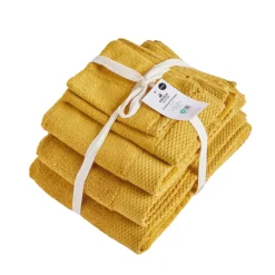 Karaca Chandler Senf Handtuch Set Senf01 Clearance
