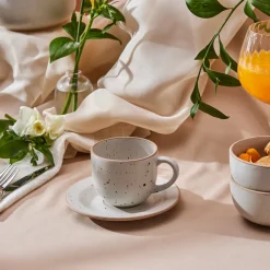 Karaca Chicago Dot Reaktive Teetasse 200 ml Multıfarben