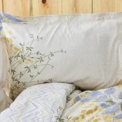 Karaca Clarinda Doppelbett Bettwäsche Set mit Spannbettlaken Indıgo Outlet