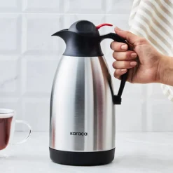 Karaca Clark Teekanne-Thermoskanne, 1,5 L, Inox Discount