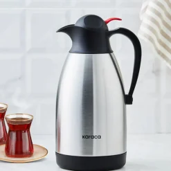 Karaca Clark Teekanne-Thermoskanne, 1,5 L, Inox Discount