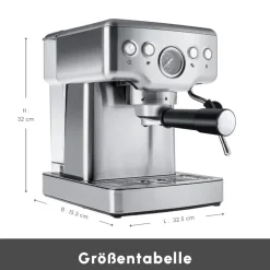 Karaca Coffee Art 1353 Espressomaschine Inox Hot