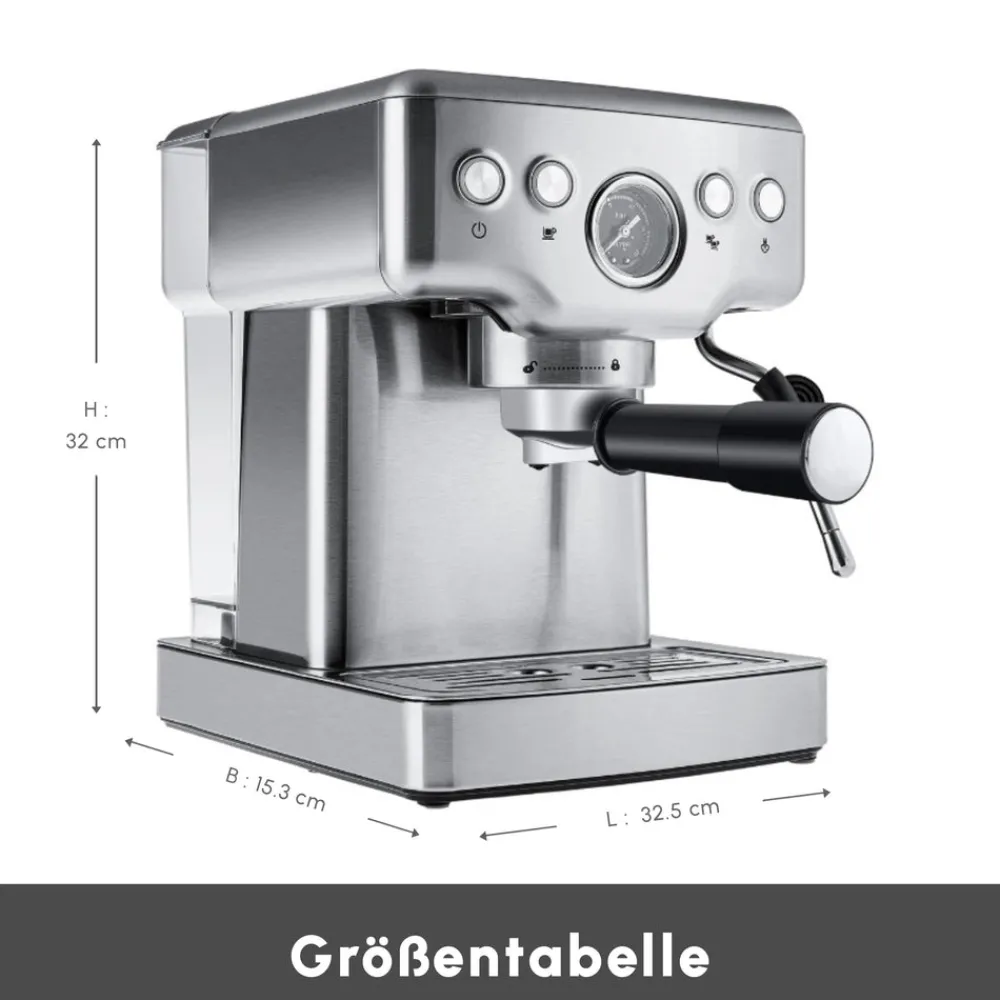 Karaca Coffee Art 1353 Espressomaschine Inox Hot