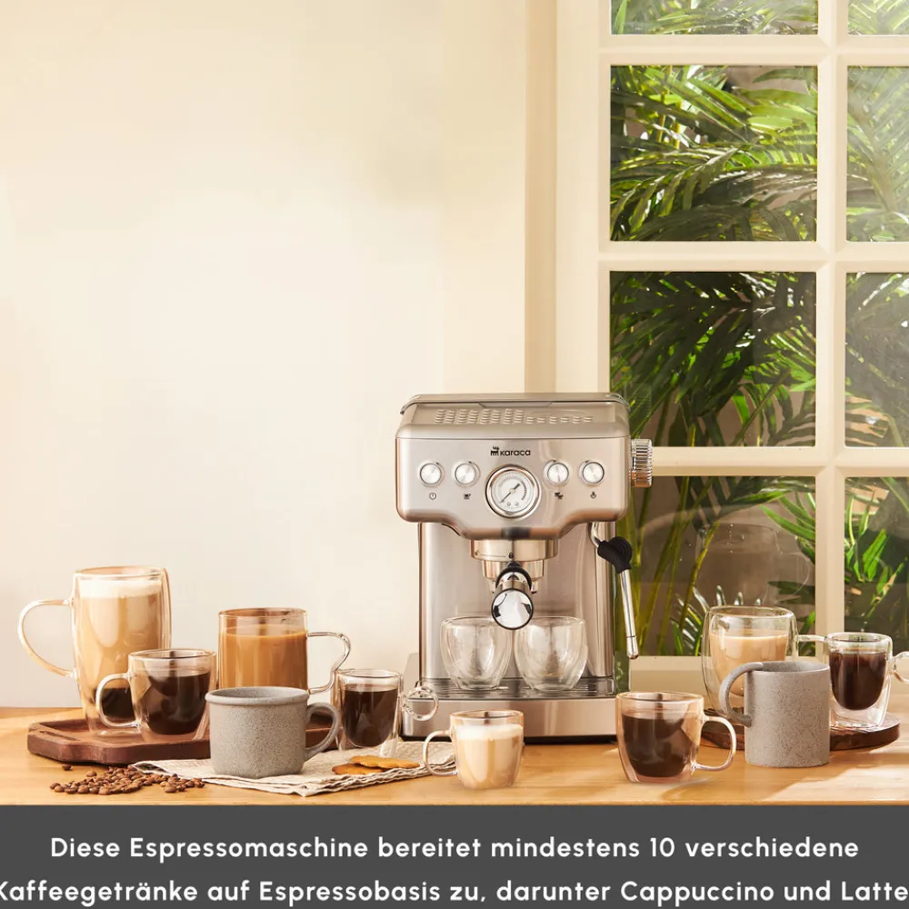 Karaca Coffee Art 1353 Espressomaschine Inox Hot
