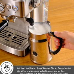Karaca Coffee Art 1353 Espressomaschine Inox Hot