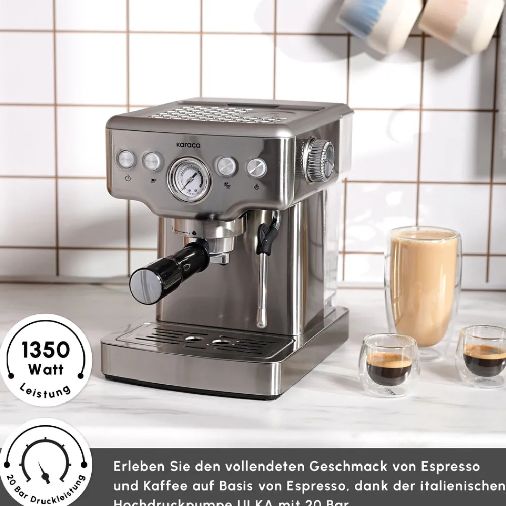 Karaca Coffee Art 1353 Espressomaschine Inox Hot