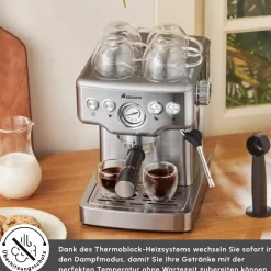 Karaca Coffee Art 1353 Espressomaschine Inox Hot