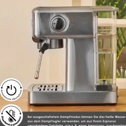 Karaca Coffee Art 1353 Espressomaschine Inox Hot