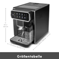 Karaca Coffeemaestro Vollautomatische Espressomaschine Schwarz New