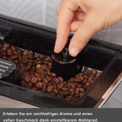 Karaca Coffeemaestro Vollautomatische Espressomaschine Schwarz New